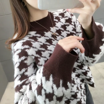 

4802a area 55 right] - real picture qianniage serrated hem half high collar sleeve 45