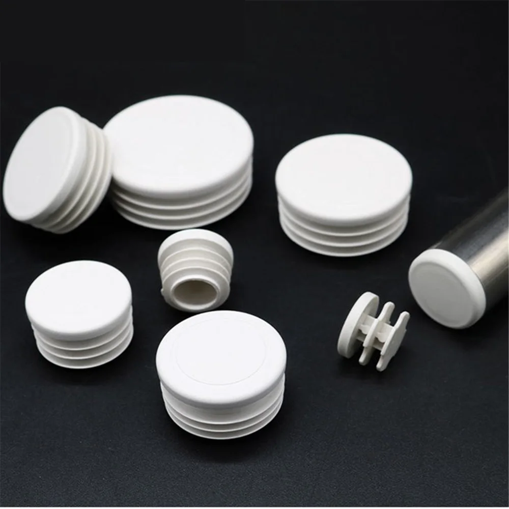 28mm Round Plastic Blanking End Caps Pipe Tube Inserts Plugs Bungs 