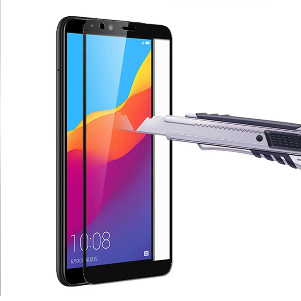 For Honor 7A 5.45" Tempered Glass Huawei Y5(Prime) Full Screen Protector For Huawei Honor 7A Pro 5.7" Screen Protection
