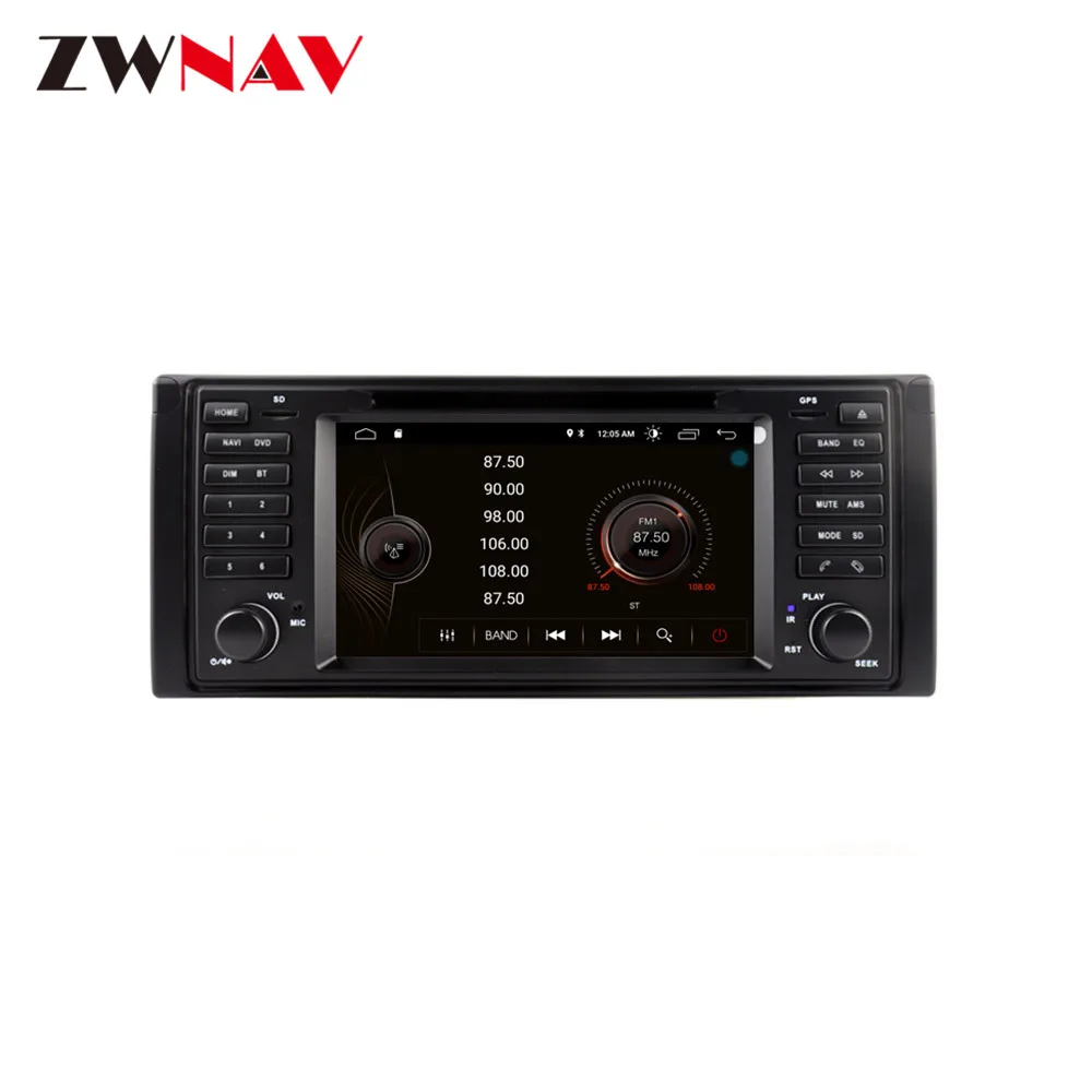 Clearance Android 9.0 Car DVD Player GPS For BMW 5 Series E39/M5-E39/X5-E5 Auto Stereo Radio Car Multimedia Player Head Unit 4G Recorder 6