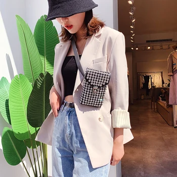 

Luxury Fashion Diamond Decoration Messenger Bags for Women Classic Mini Chain Shoulder Crossbody Bags Female Convenient Wallet