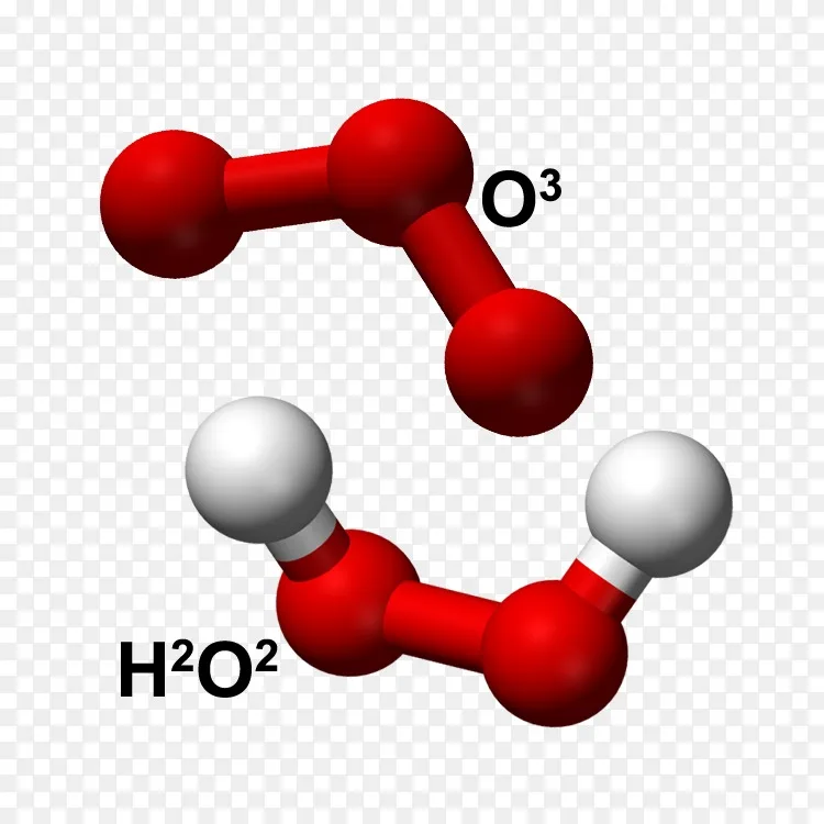 氧臭氧分子过氧化氢原子