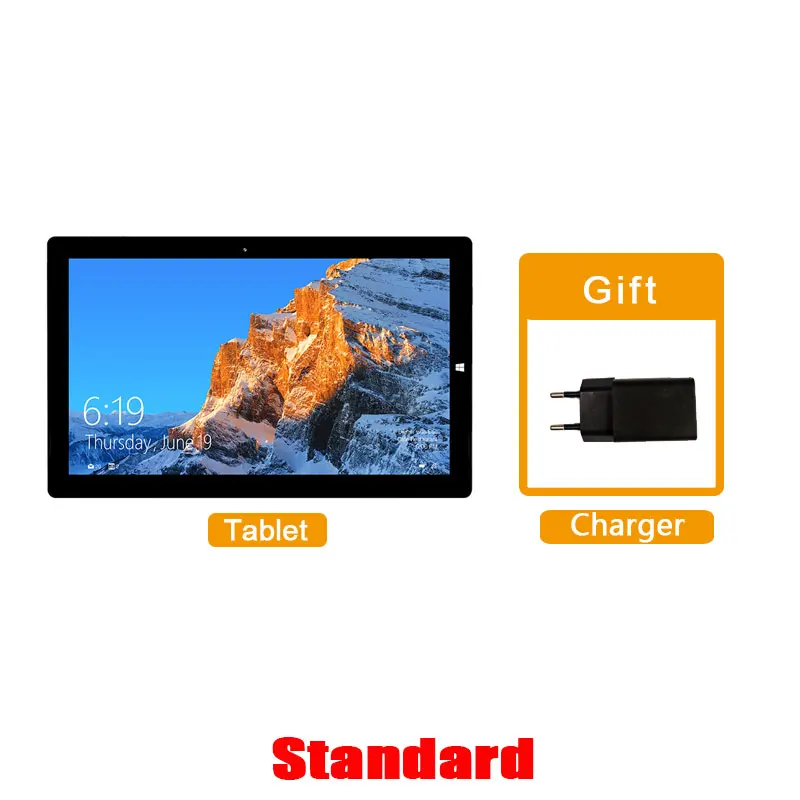 standard Teclast X4 планшетный ПК с клавиатурой 11,6 дюймов 1920x1080 Windows 10 Intel Gemini Lake N41008GB ram 128GB SSD HDMI Dual Wifi USB - Комплект: standard