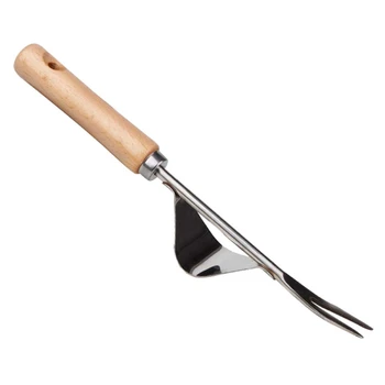 

Hot Weeder Stainless Steel Weeding Tool Nursery Fork Seedling Transplant Shovel Garden Supplies