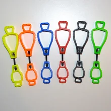 1 шт. пластиковая клипса для перчаток, красные рабочие перчатки, зажимы, рабочие перчатки, рабочие перчатки