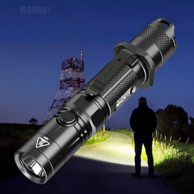 Многоцелевой Гибридный тактический фонарик Nitecore MH12GTS + 18650 перезаряжаемый от USB CREE