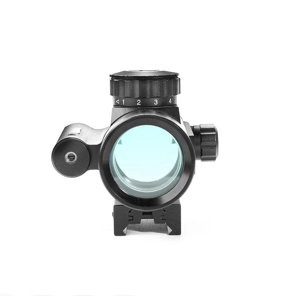 LUGER 1X40 Тактический Оптический охотничий прицел голографический Красный Зеленая точка зрения с 11 мм/20 мм ласточкин хвост рельс для воздушного пистолета