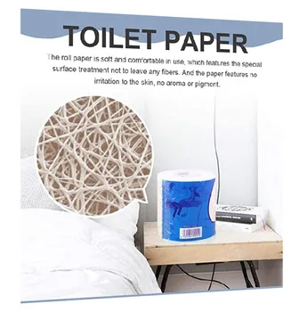 

2020 High Quality 10 Rolls 3ply Skin-friendly Soft Toilet Paper Napkins Tissue Home Bathroom