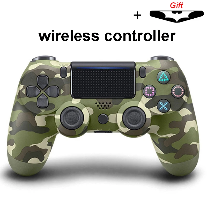 Green Bluetooth Беспроводной контроллер для sony PS4 джойстик геймпады для PS3 консоль для Win 7/8/X - Цвет: Green