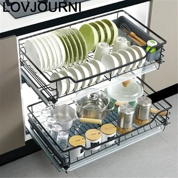 

En La Ducha Pantry and Storage Almacenaje Armario Platos Organizer Cocina Rack Kitchen Cabinet Cestas Para Organizar Basket