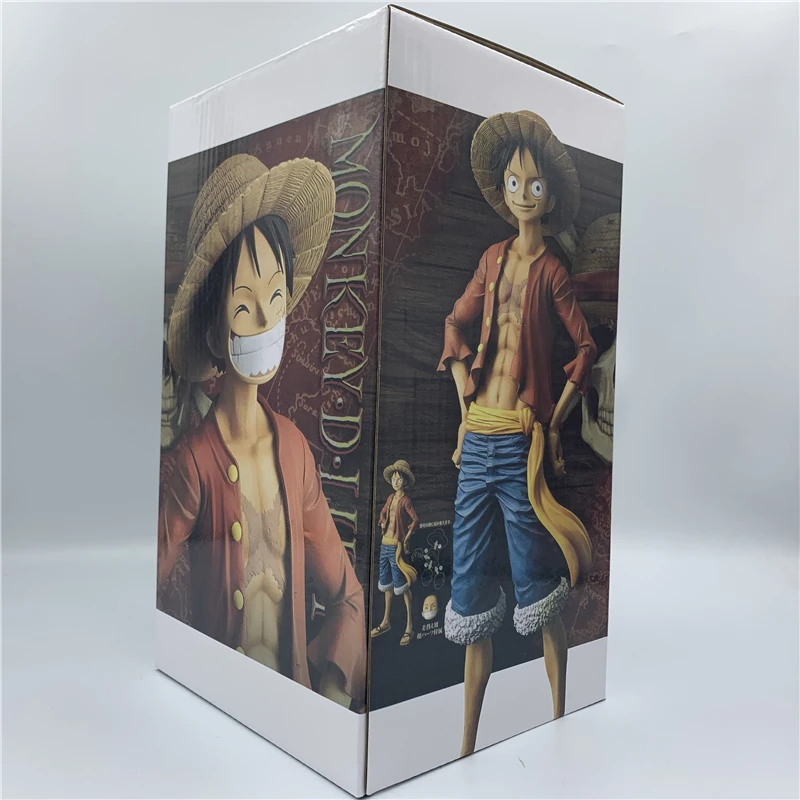 Один печенье Luffy 3D2Y Big Stand Ver. ПВХ экшн фигурка OP Sanji Zoro Коллекционная модель 27