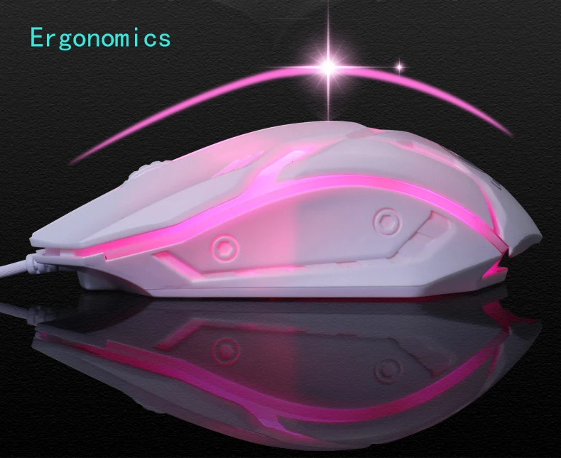 Проводная мышь клавиатура механический светодиодный игровая клавиатура с радужной подсветкой геймерские Компьютерные клавиатуры Mause цветная светящаяся мышь