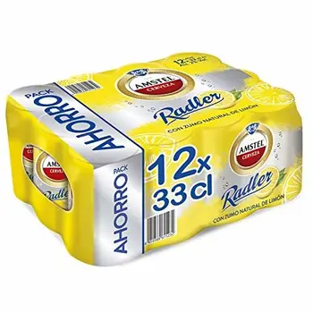 

Amstel Radler Limón Cerveza - Pack de 12 Latas x 330 ml (Total: 3.96 L)
