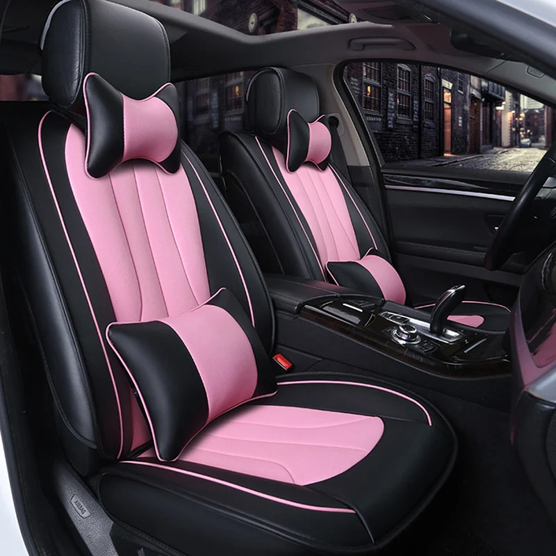 Универсальные кожаные чехлы на сиденья автомобиля ZRCGL для Subaru всех моделей forester XV