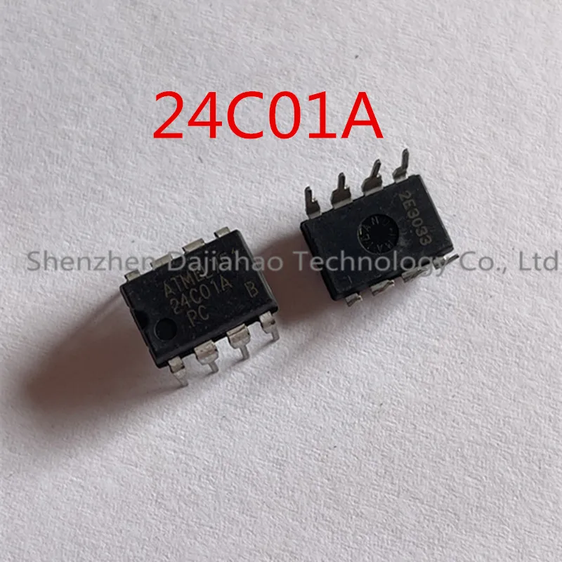 

5pcs/lot AT24C01 AT24C01A AT24C01AN 24C01A DIP8 origin