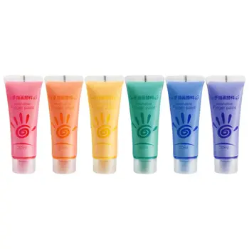 

30ml Finger Paint 6 Colors Set Washable Kids Finger Paint Supplies Gift for Kids