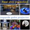 Logo Projector Pattern Glass Lens Advertising Text Gobo Lens Customized Sign Projector Lenses ► Photo 3/6