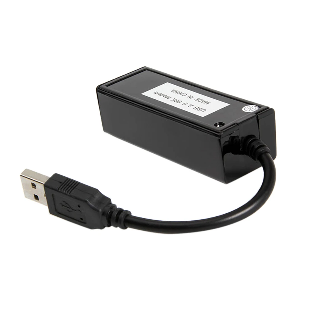 USB 2 0 56K внешний модем для передачи данных и факса Кабель адаптер Windows XP/7/8/10