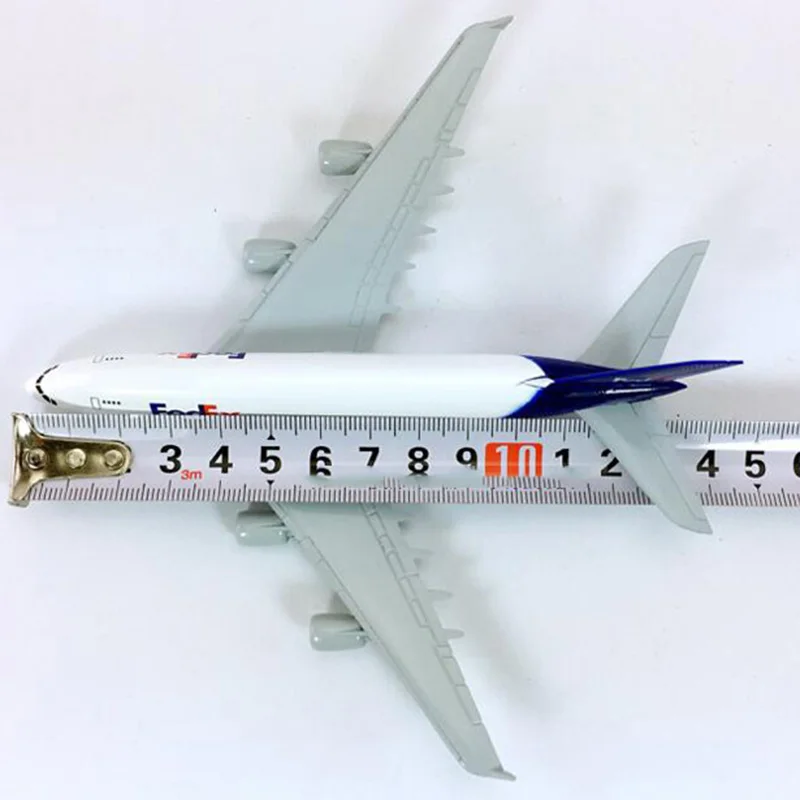 14 см 1:400 масштаб Airbus A380-800 модель FedEx ExpAress самолет с базовым сплавом самолет муженька ребенок коллекционные игрушки для показа