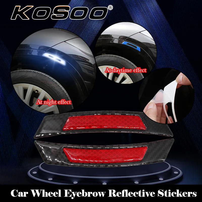 Автомобильная Светоотражающая полоса KOSOO защитный Предупреждение ющий