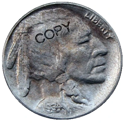 USA 1934 P D BUFFALO NICKEL COPY COINS | Дом и сад
