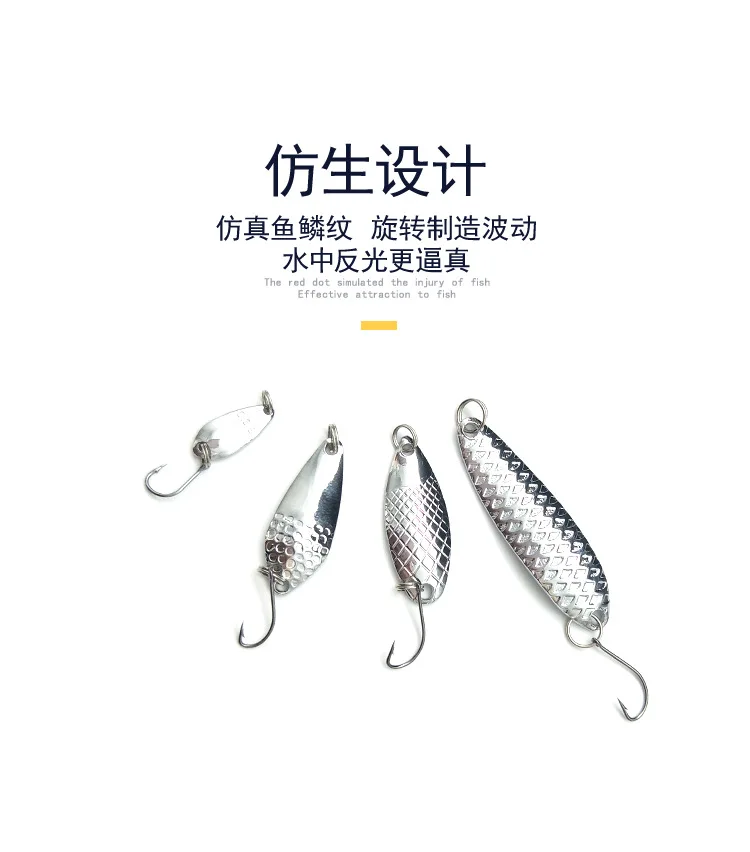 Spoon Fishing Lures Pesca Wobblers Spinner Baits Shads Sequin Metal jigging for Carp Fishing Topwater Isca Bass