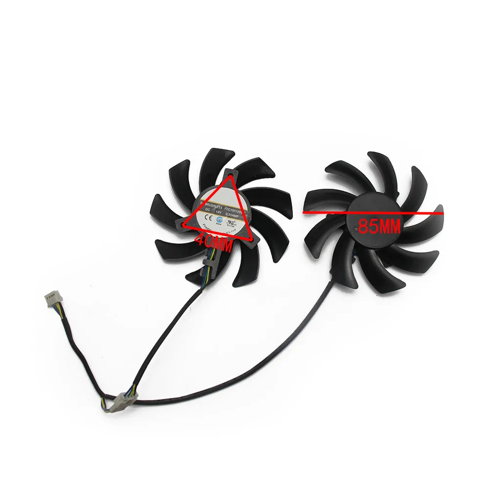 2 шт./лот FDC10H12S9-C 85 мм сапфир HD6850 HD6970 HD7870 2G HD7950 HD7970 Графика кулер VGA карта Вентилятор охлаждения