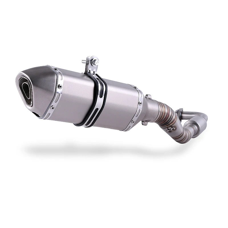NMAX155 глушитель для мотоцикла без шнуровки полная система контактная труба+ выхлопная труба для YAMAHA NMAX 155 125 N MAX155 - Цвет: D