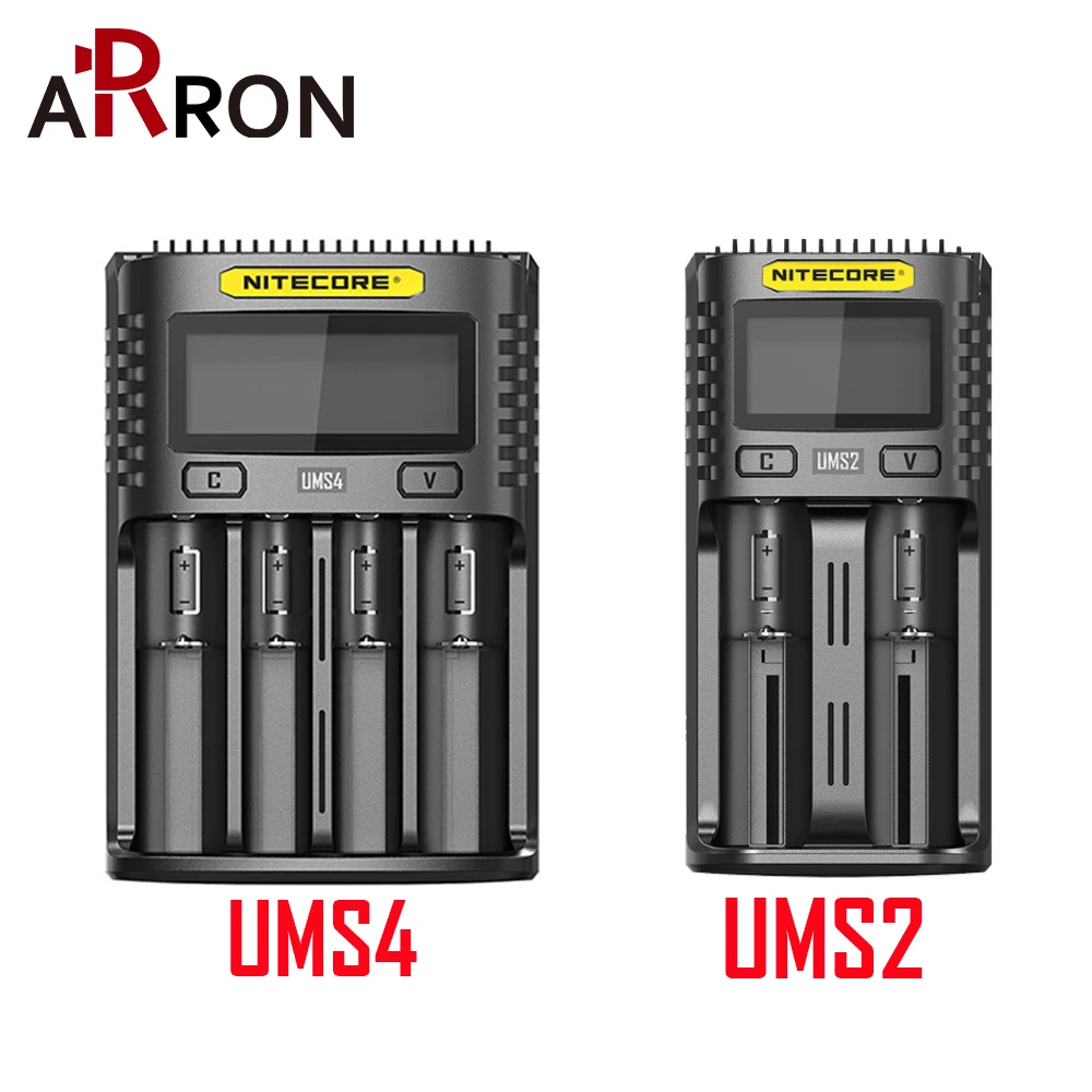 Официальный NITECORE UMS2 UMS4 Sc4 интеллектуальное зарядное устройство USB выход 3A для