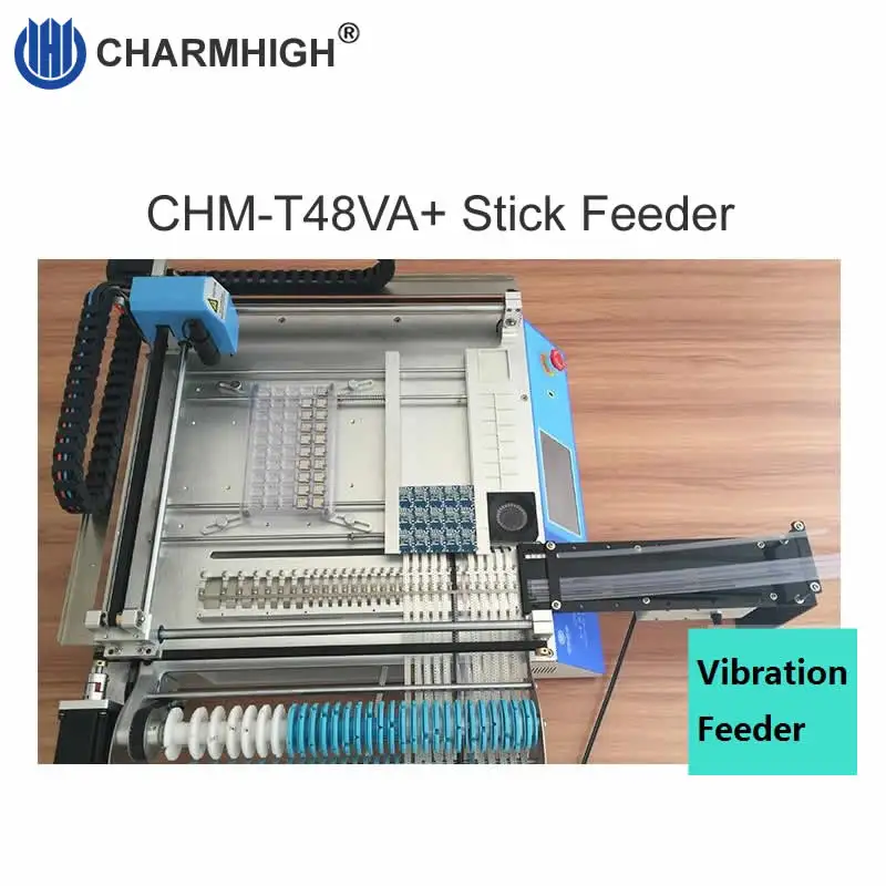 110V Electric SMT Vibrate Feeder Vibration For Pick And Place Machine 5 tubes 