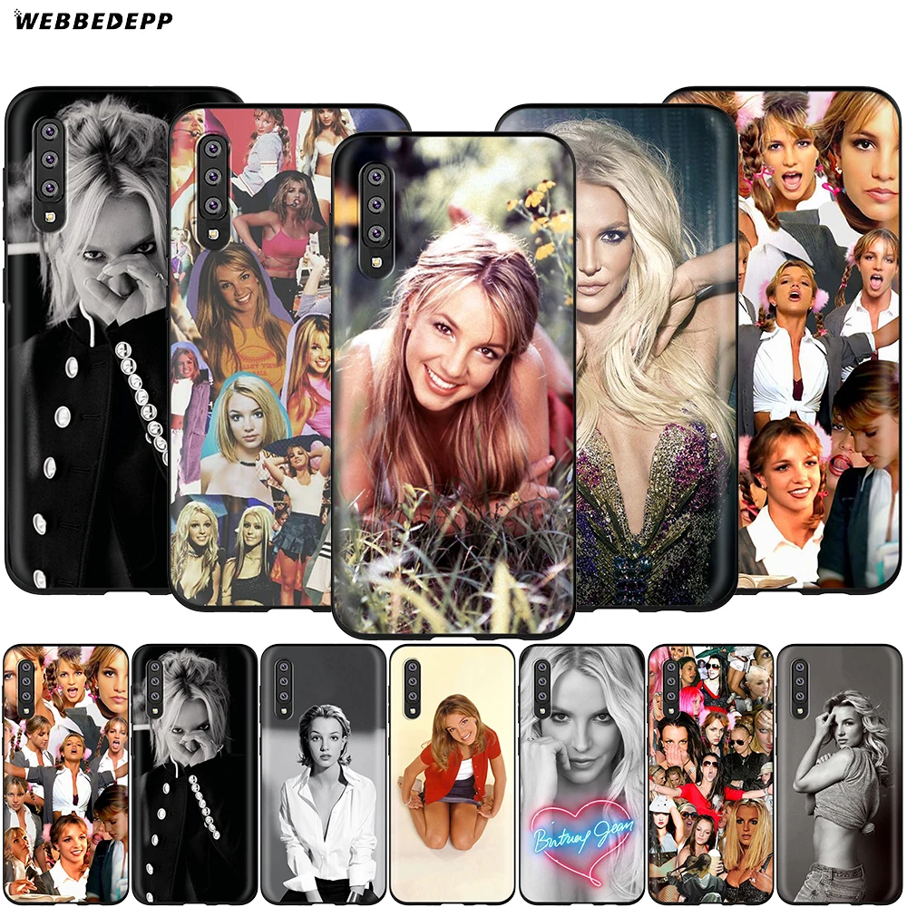 

Webbedepp Britney Spears Case for Samsung Galaxy A3 A5 A6 Plus A7 A8 A9 J6 M20 A10S A20S A30S A40S A50S