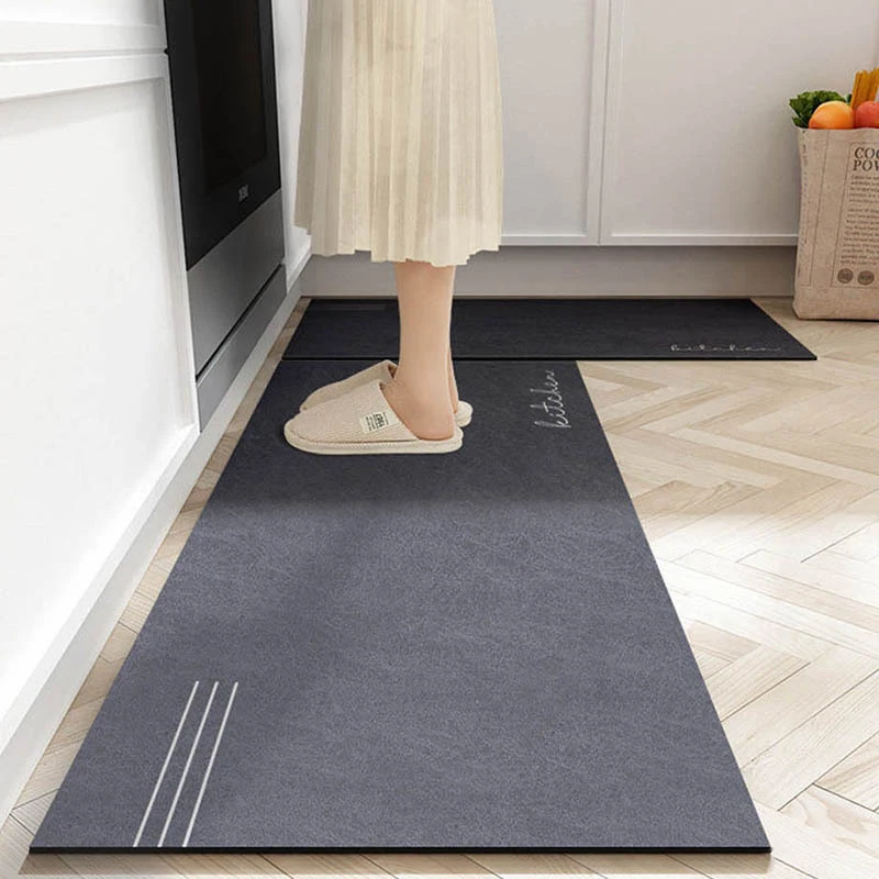 Anti Slip Kitchen Mat Floor Carpet Absorb Oil Kitchen Rugs Doormat Long  Hallway Runner Rug Bath Mat Entrance Easy To Clean Mats - AliExpress