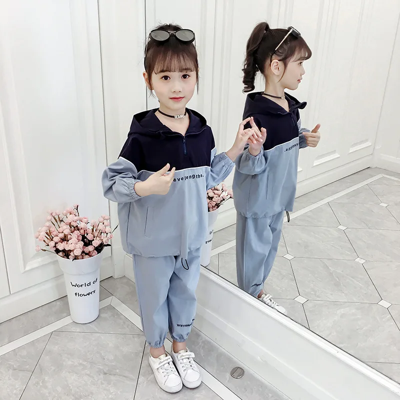

Children Dress Autumn Clothing 2019 Girl Suit Autumn Sweater In Will Child Motion Twinset