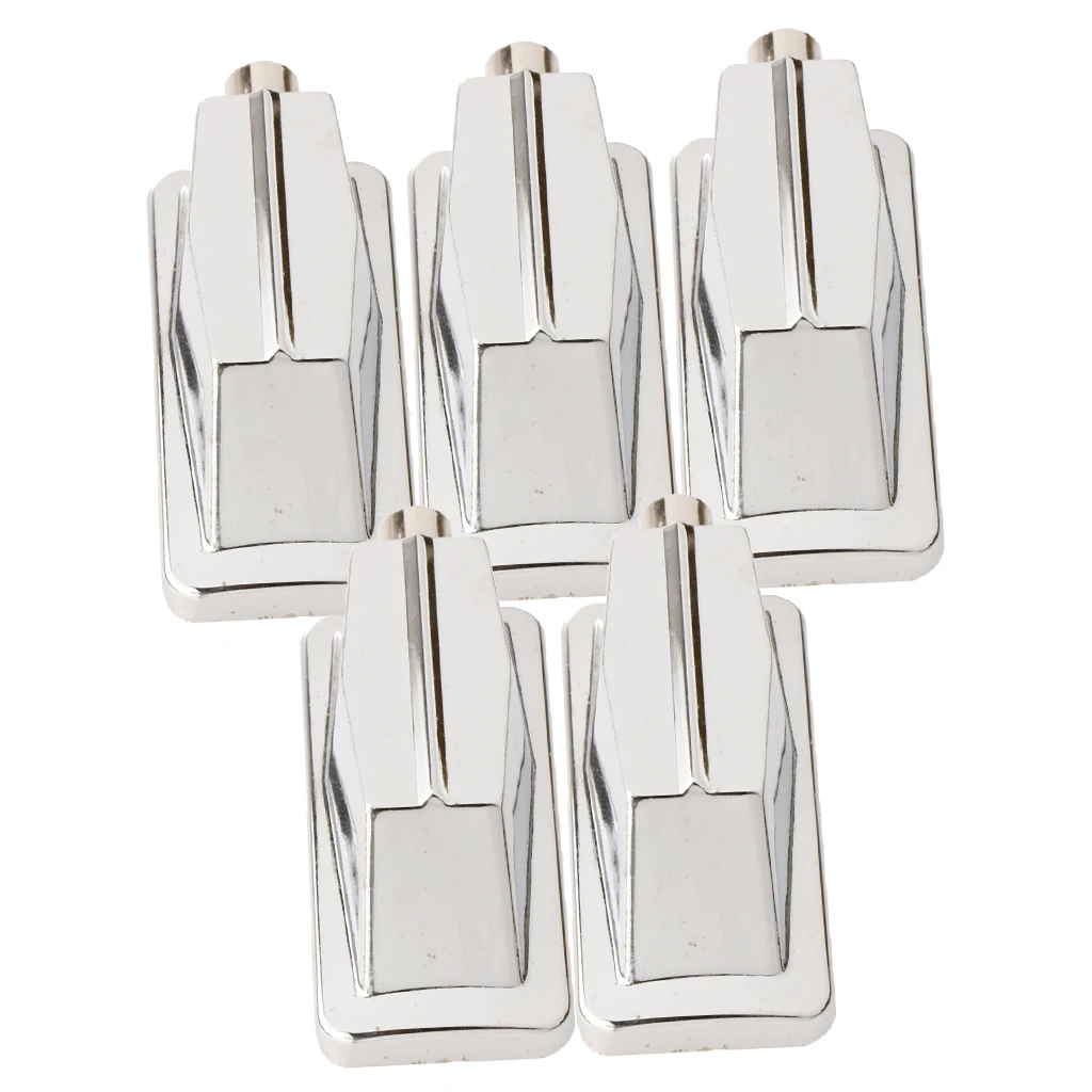 Set of 5pcs Snare Drum Claw Hook Bass Drum Lug for Drummers Drum Players, Square