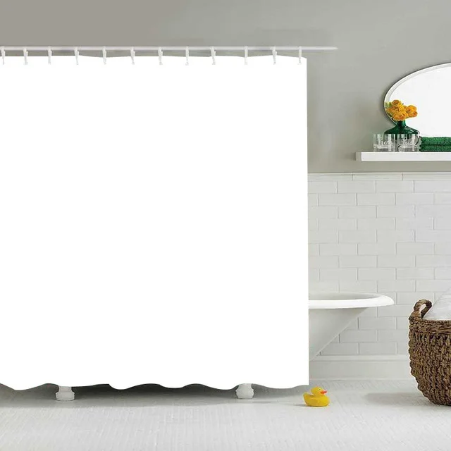 YOMDID Polyester elyaf banyo perdesi 3d baskılı duş perdesi ev banyo dekor banyo ekran için 12 Hooks ile Cortina de ducha