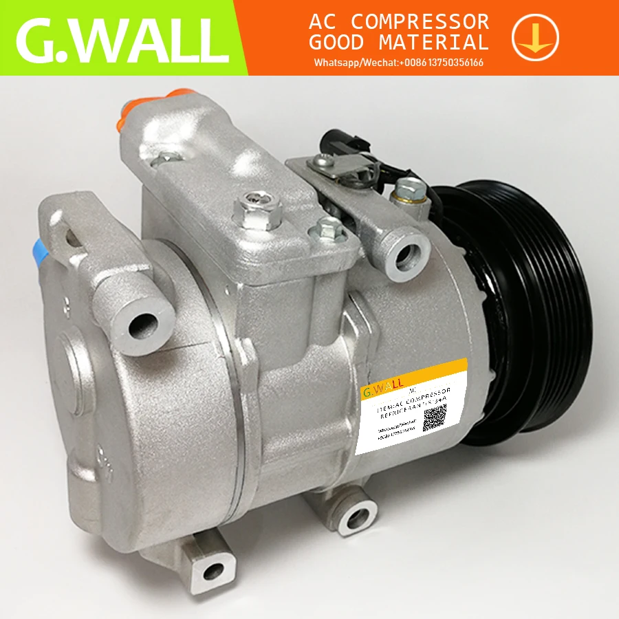 Для hyundai accent ac Компрессор переменного тока 977011R000 97701-1R000 97853-2F100 97802-2H000 1E290-03000 для hyundai акцент 2012