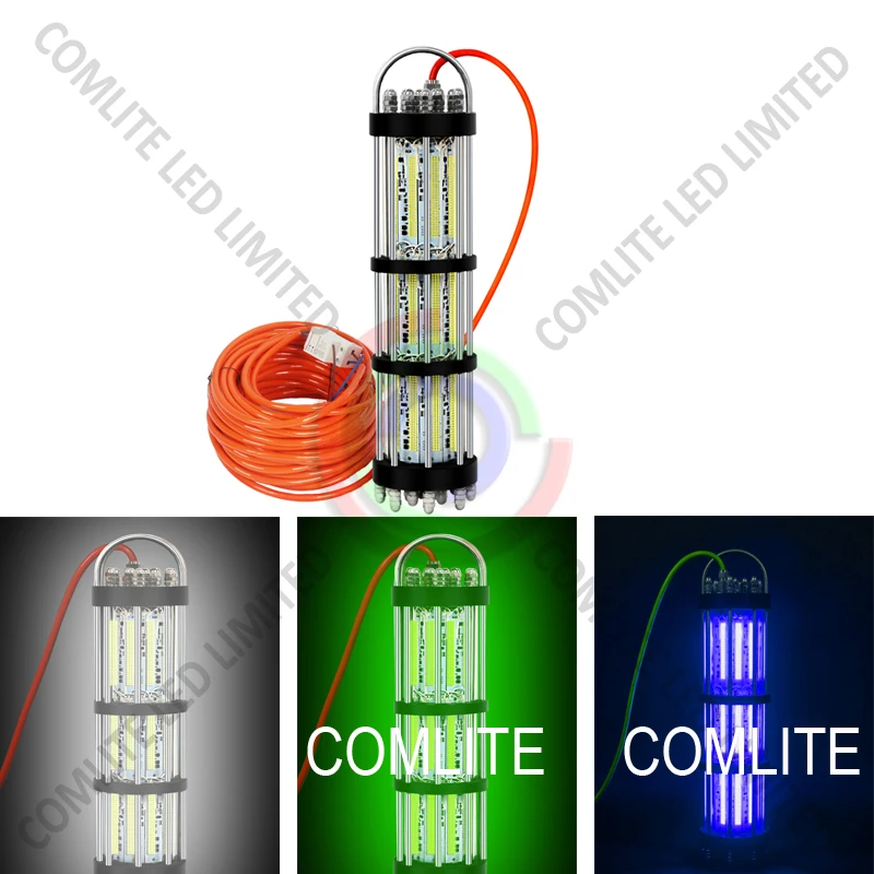 Fishnet Light Underwater Night Fishing Net Float Light fishing light led AC240V 2500W photo