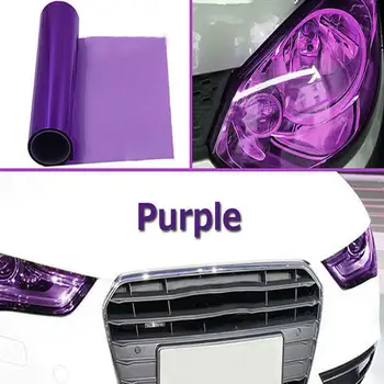 

2020 Hot Sale Purple 12*60 Inch Smoke Car Headlight Taillight Fog Light Tint Film Vinyl Wrap Brand New And High Quality