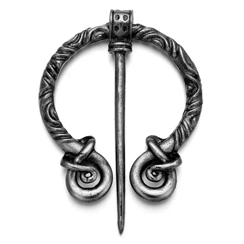 Винтажная шаль плащ шарф застежка булавки средневековая норза Viking металлическая