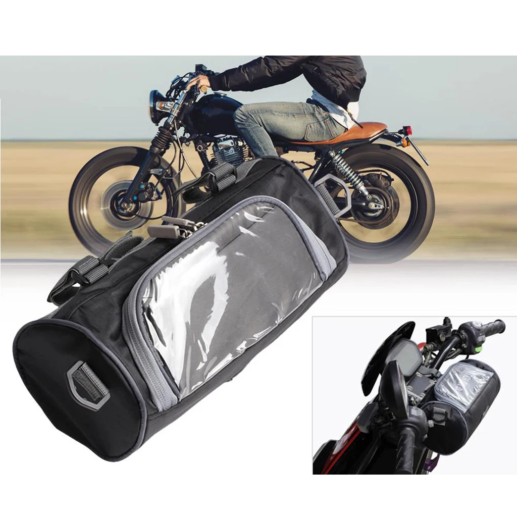 Waterproof Motorcycle Front Bag Motorbike Bike Handlebar Storage Pack Basket
