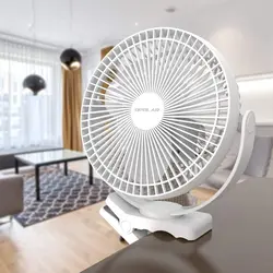 8 Polegada recarregável 10000mah bateria operado clip no ventilador, ar que circula o ventilador de usb, para a esteira exterior do curso do carro do escritório em casa