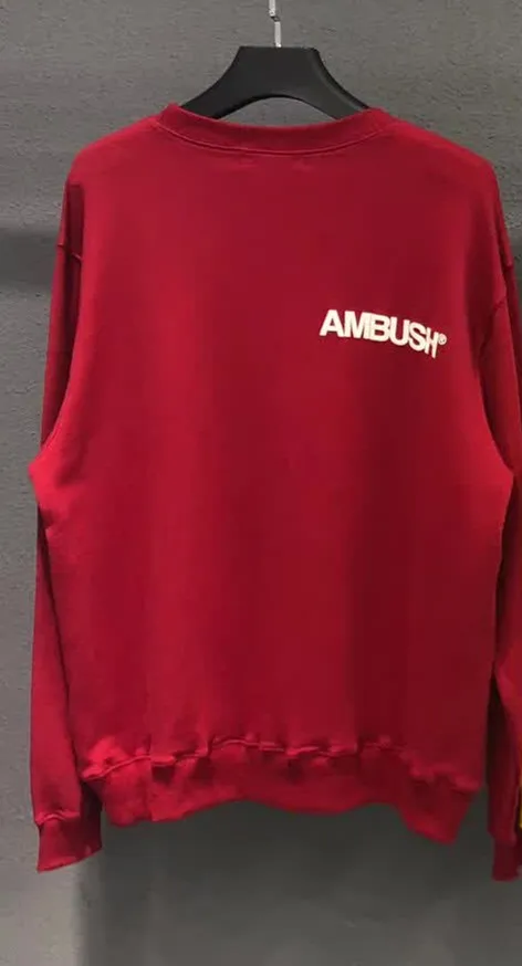6 Мужские и женские футболки 2019FW Ambush футболки лучшее качество хлопок Принт Ambush футболка с длинным рукавом цвета логотип топы PEACEMINUSONE - Цвет: 6