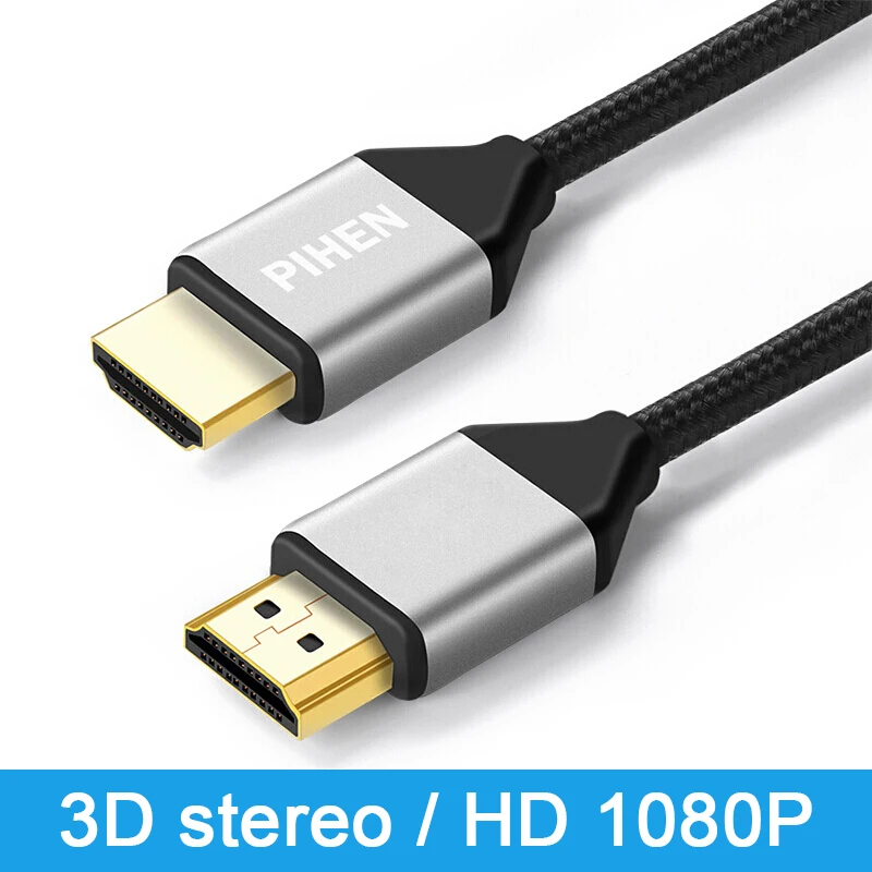 HDMI кабель 4K 2,0 кабель для Apple tv PS4 Разветвитель переключатель коробка HDMI к HDMI кабель 60 Гц Видео Аудио кабель Кабель HDMI 4K - Цвет: Черный