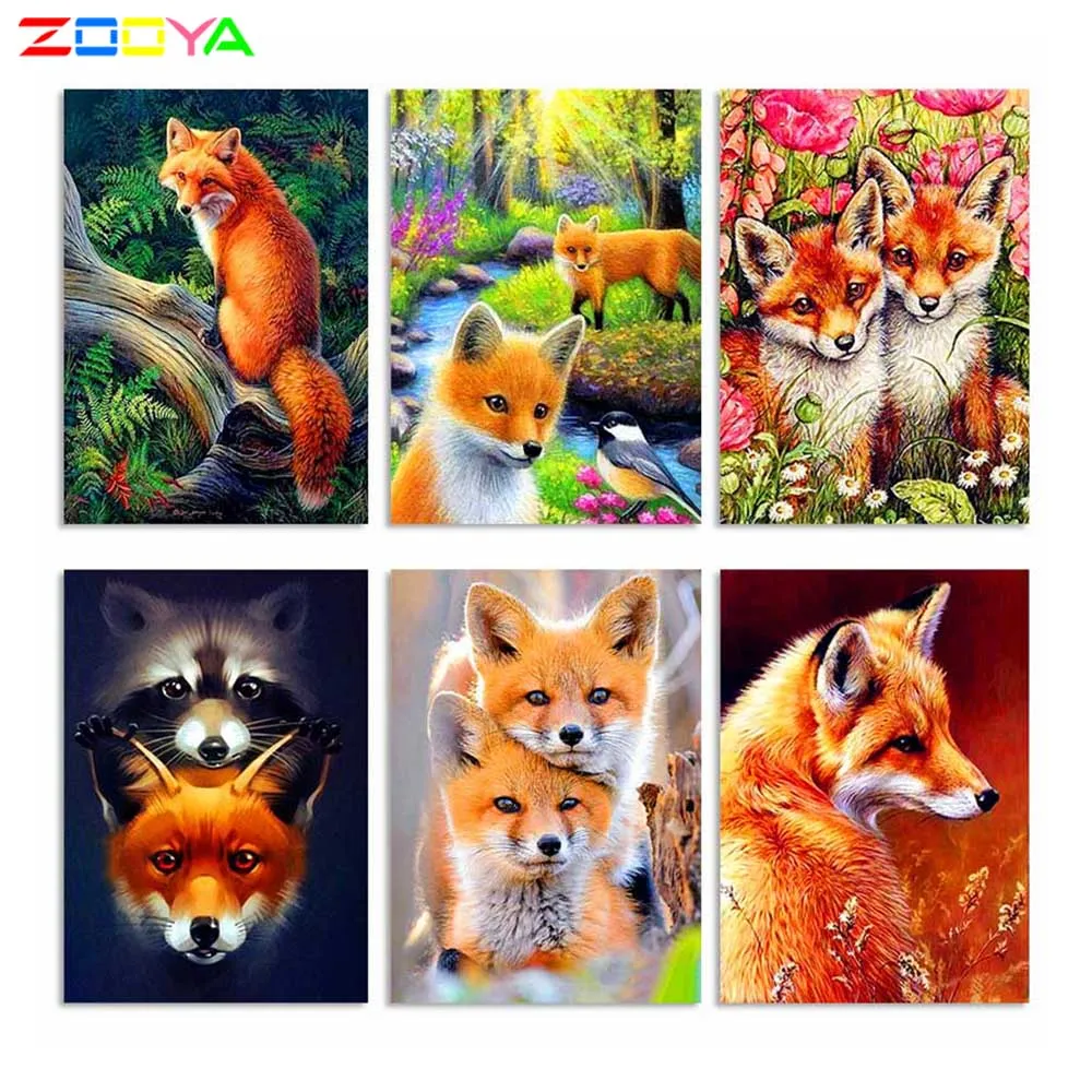 ZOOYA 5D алмазная картина полный дисплей маленькая Алмазная вышивка собаки квадрат