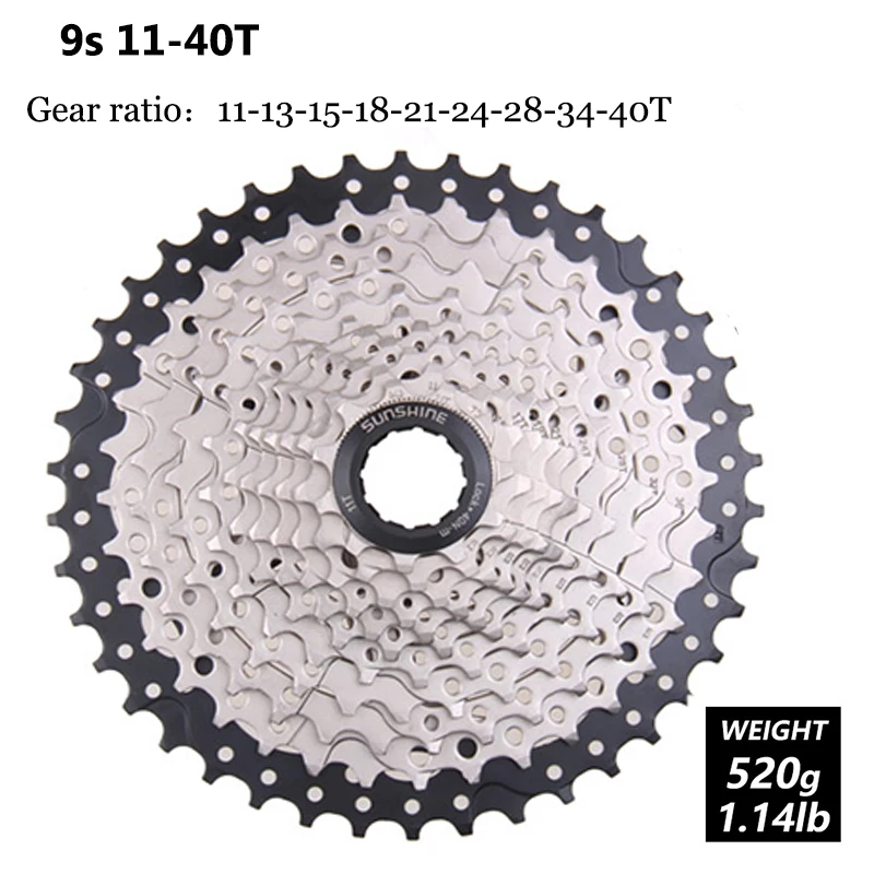 Sunshine MTB кассета 8S 9S 10S 11S велосипедный маховик Звездочка сменная шестерня с вешалкой Запчасти для горного велосипеда