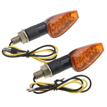 

4pcs Universal Motorcycle LED Turn Signals Blinkers Flashers Long Short Turn Signal Indicator Lights Motorcycle Accessories