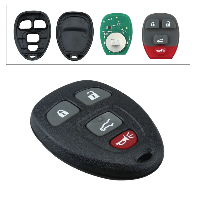 315Mhz 4 Buttons Remote Start Keyless Entry Car Key Fob Transmitter Alarm OUC60270 15913416 Fit for Chevrolet CMG Car