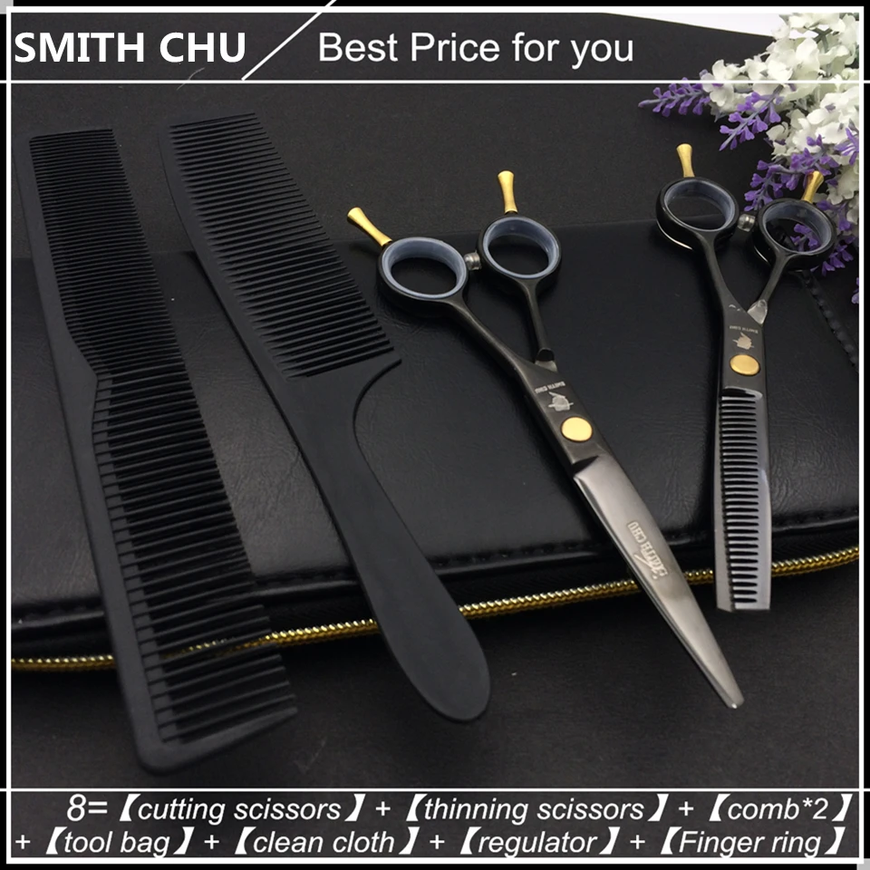 SMITH CHU 5.5 inches Hairdressing Scissors Barbers Professional Hairdressing Scissors Hair scissors Hair comb