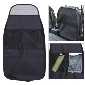 

New Waterproof 44x66cm Anti Dirty Black Child Car Anti Kicking Pad Kids Car Seat Back Cover Protector Waterproof 44x66cm #PY10