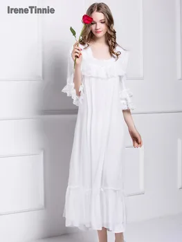 

Women's Lolita Princess Dress Sleepshirts Vintage Palace Style Multilayer Lace Mesh Nightgowns Nightdress Sleep Loungewear